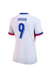 Fotbalové Dres Francie Olivier Giroud #9 Dámské Venkovní Oblečení ME 2024 Krátký Rukáv